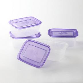 586 Plastic Food Container 4*700 ML