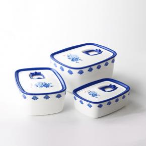 542 Airtight Food Container 3 pcs (1800 / 1000 / 500 ML)