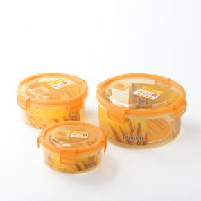 525 Airtight Food Container 3 pcs (1700 / 850 / 350 ML)