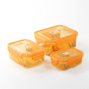 529 Airtight Food Container 3 pcs (2150 / 1150 / 500 ML)