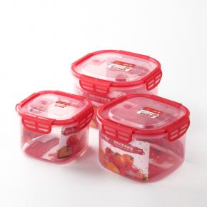 568 Airtight Food Container 3 pcs (2850 / 1850 / 1150 ML)