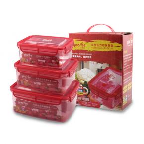 572 Airtight Food Container 3 pcs (2650 / 1700 / 1050 ML)