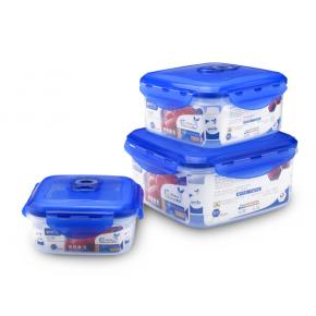 379 Vacuum Food Container 3 pcs (2100 / 1100 / 500 ML)