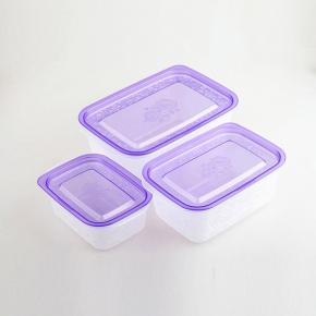 588 Food Container 3 pcs (1300 / 700 / 330 ML)