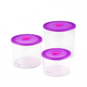 416B Airtight Canister 3 pcs (3150/ 1850 / 900 ML)