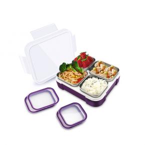 637 Stainless steel lunch box with bag 