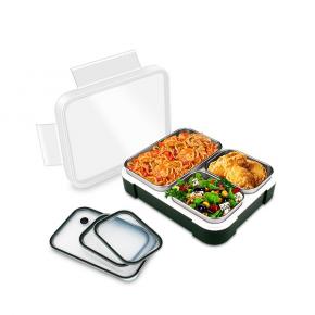 639 Stainless steel lunch box with 3 Compartments